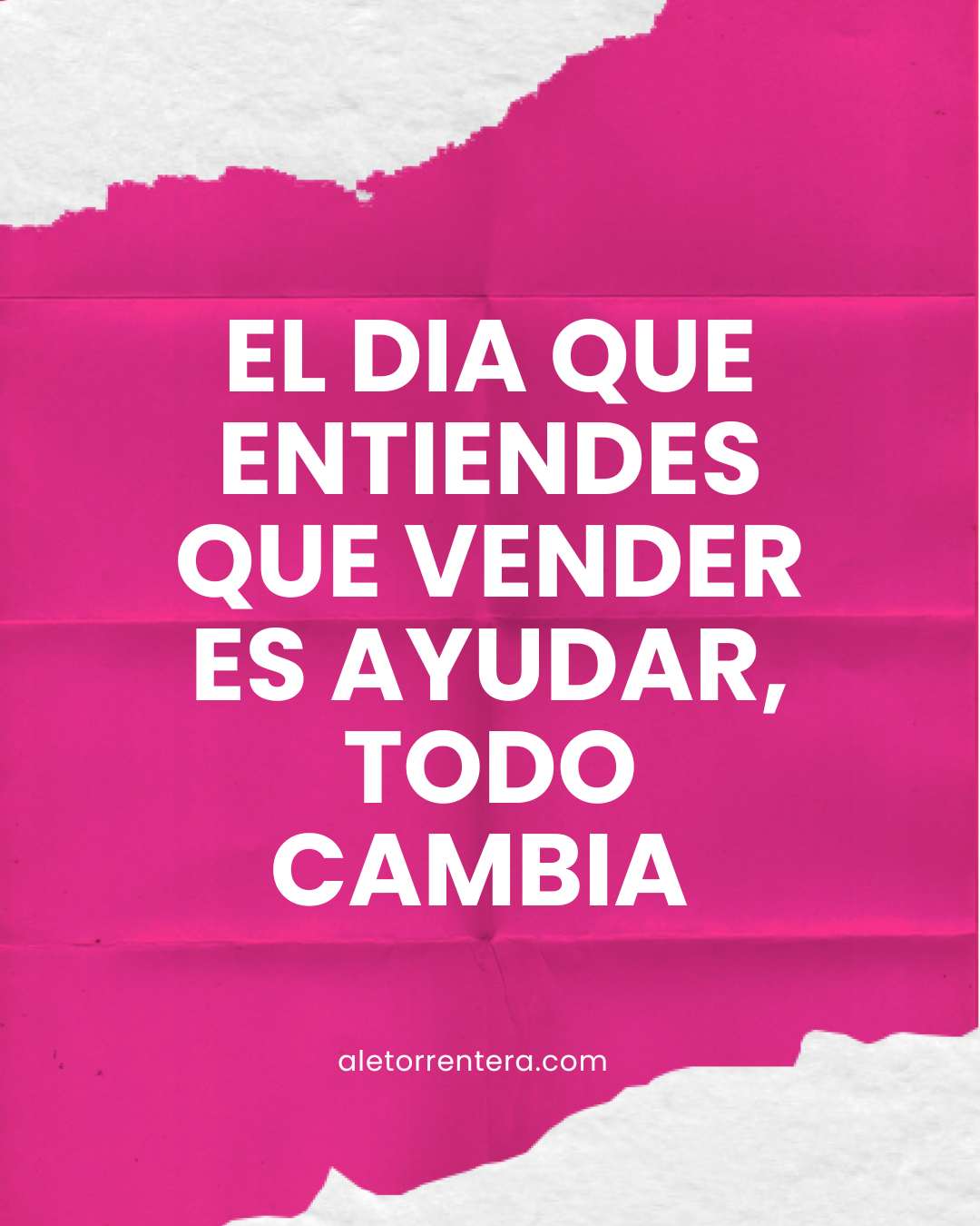 Post de Instagram Frase Motivadora Rasgado Rosa.png